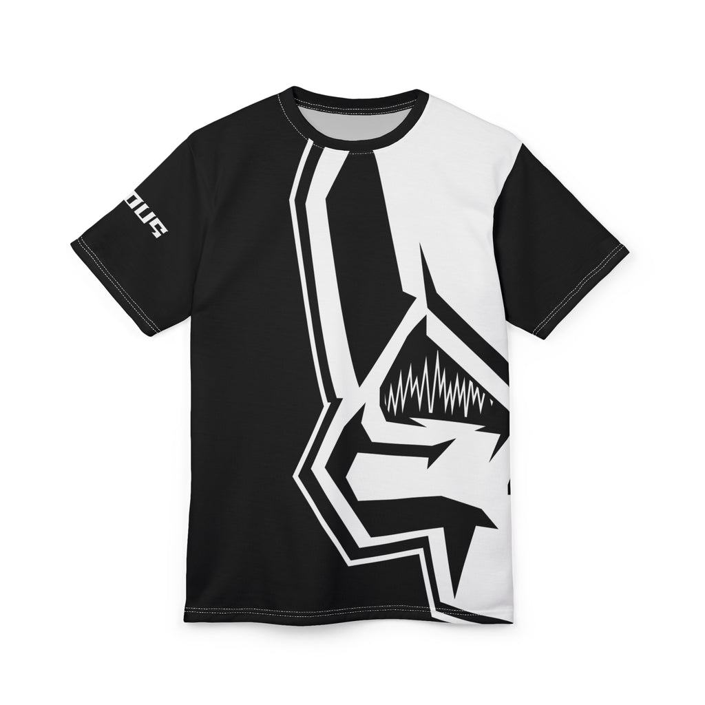 SYROUS | Big Head | Wht/Blk | (AOP) Unisex T-Shirt
