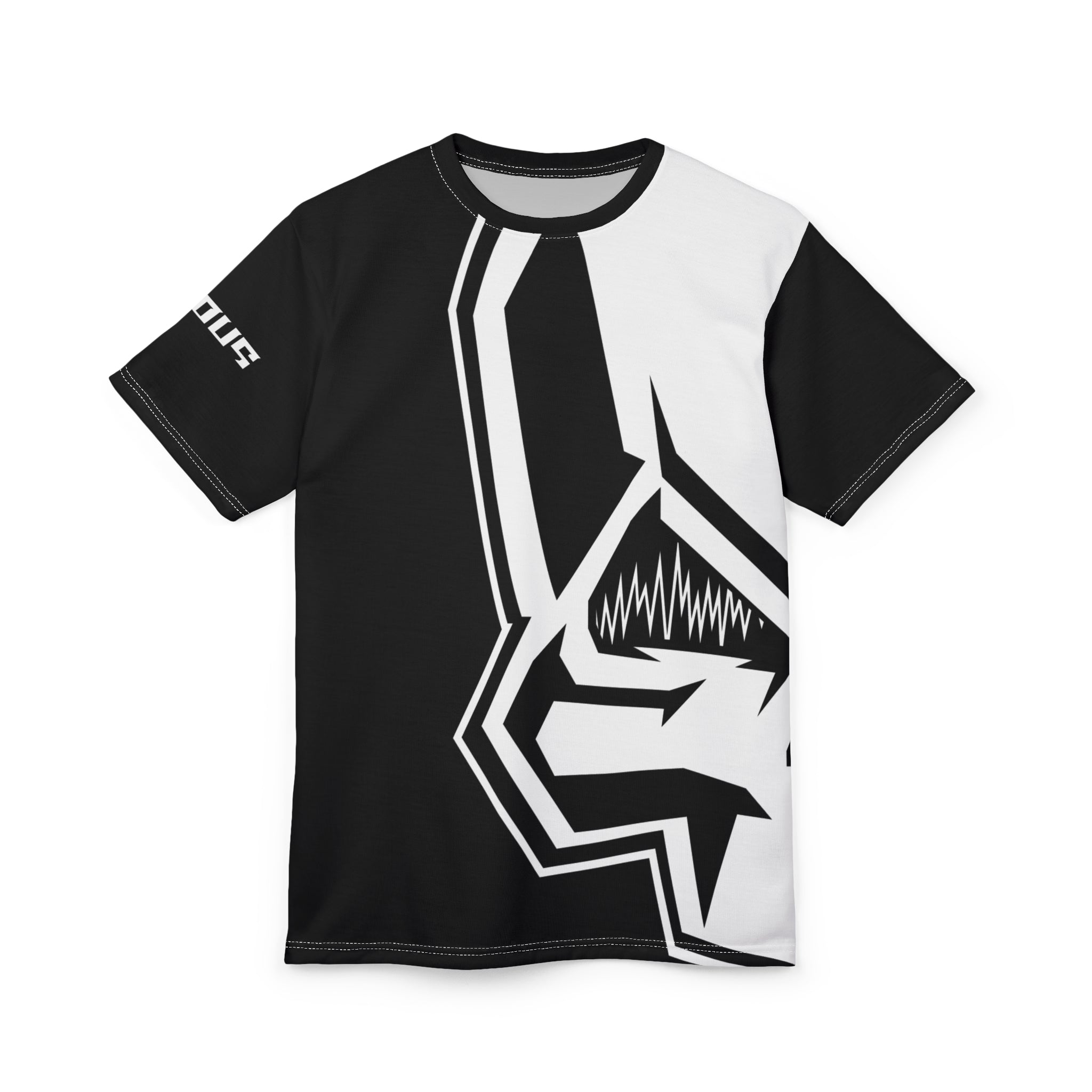 SYROUS | Big Head | Wht/Blk | (AOP) Unisex T-Shirt