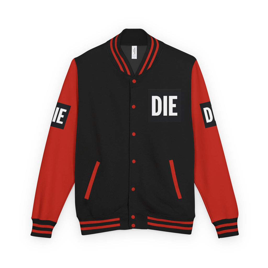 DIE | Hard Varsity 2026 | Graphic Varsity Jacket