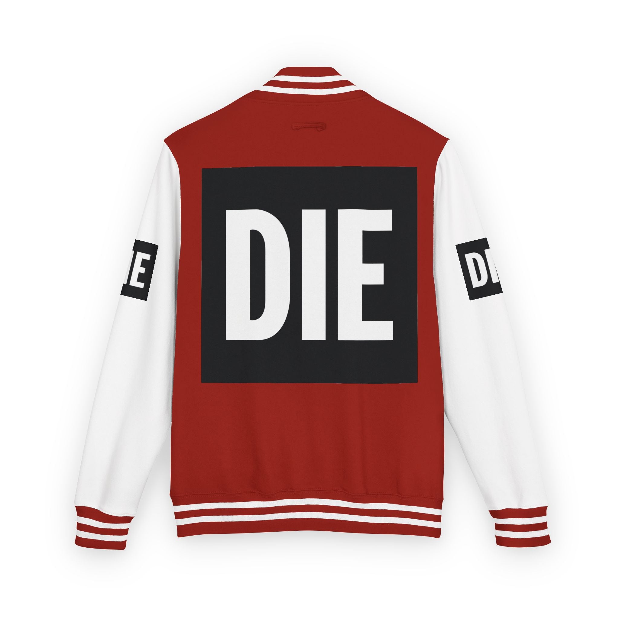 DIE | Hard Varsity 2026 | Graphic Varsity Jacket