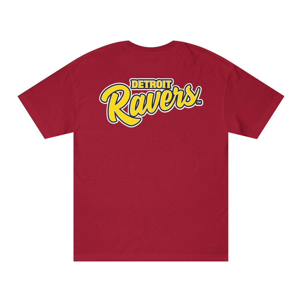 DETROIT RAVERS | BIG GOLD D | MEDIUM WEIGHT (206GSM) T-SHIRT