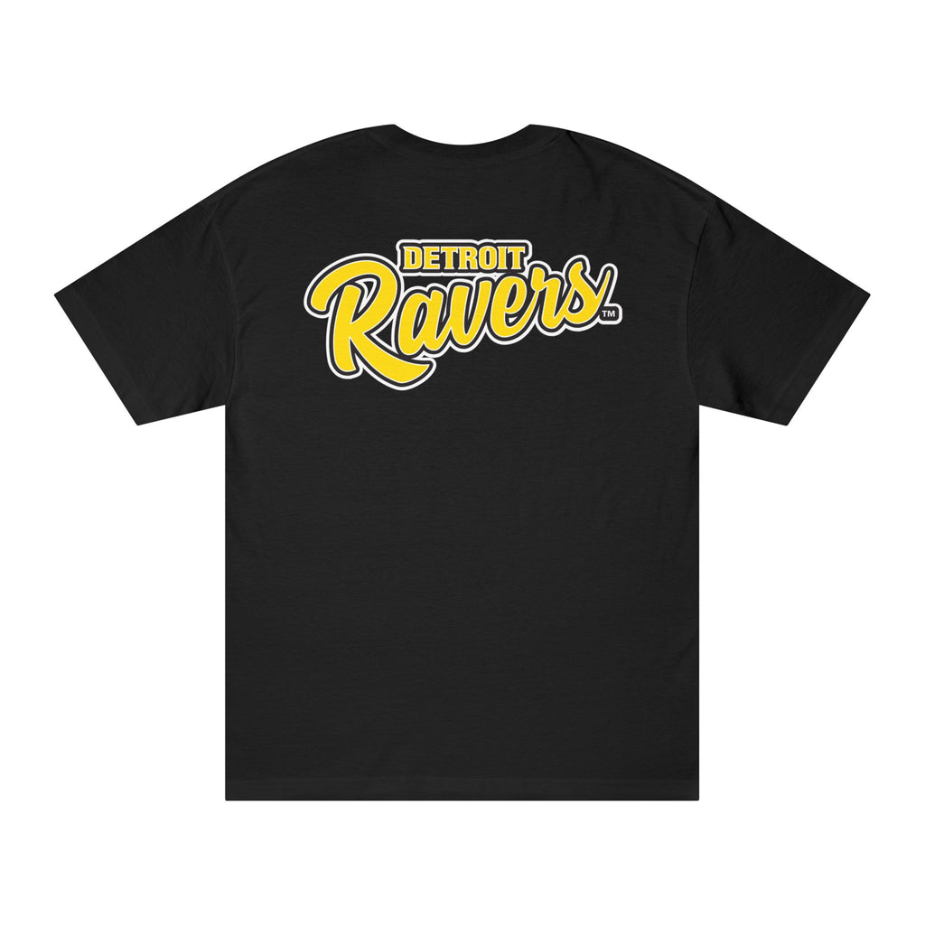 DETROIT RAVERS | BIG GOLD D | MEDIUM WEIGHT (206GSM) T-SHIRT