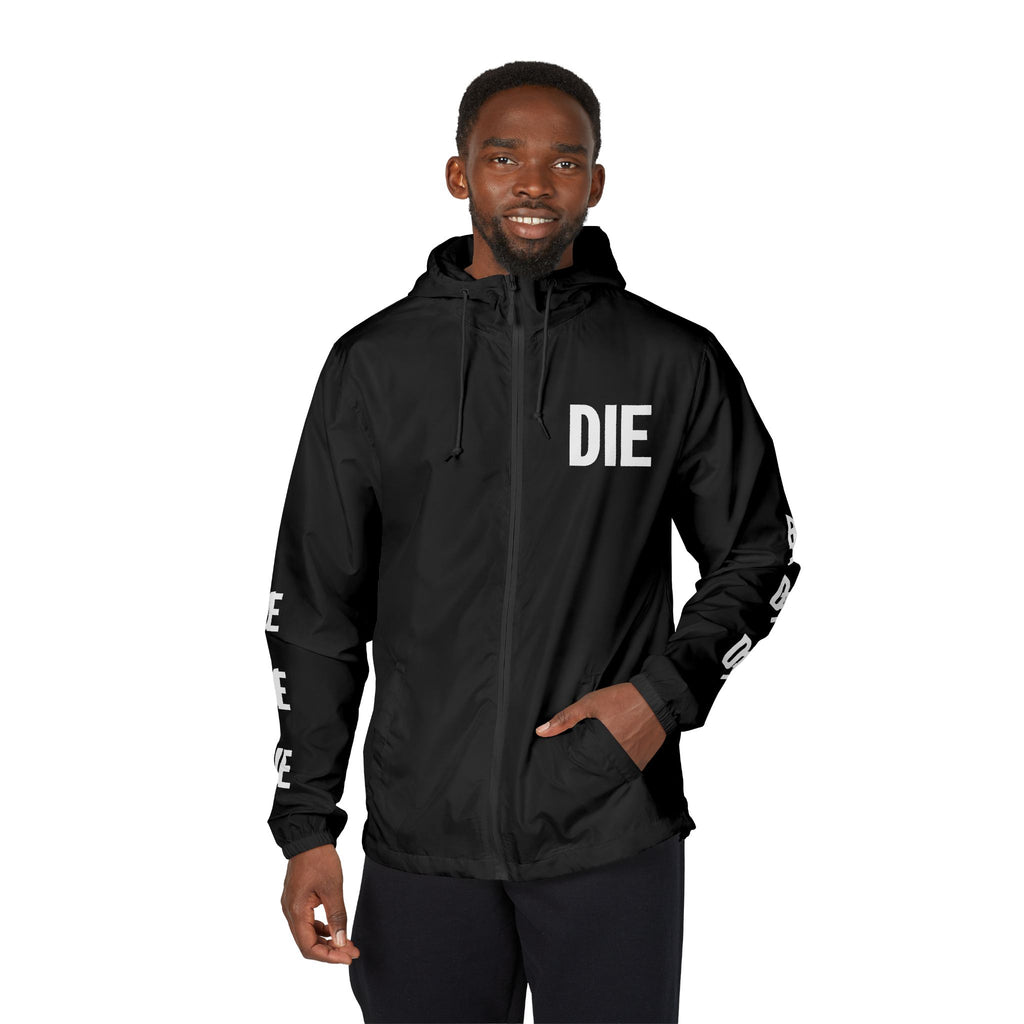 DIE | BLACK WINDY | FULL ZIP WINBREAKER