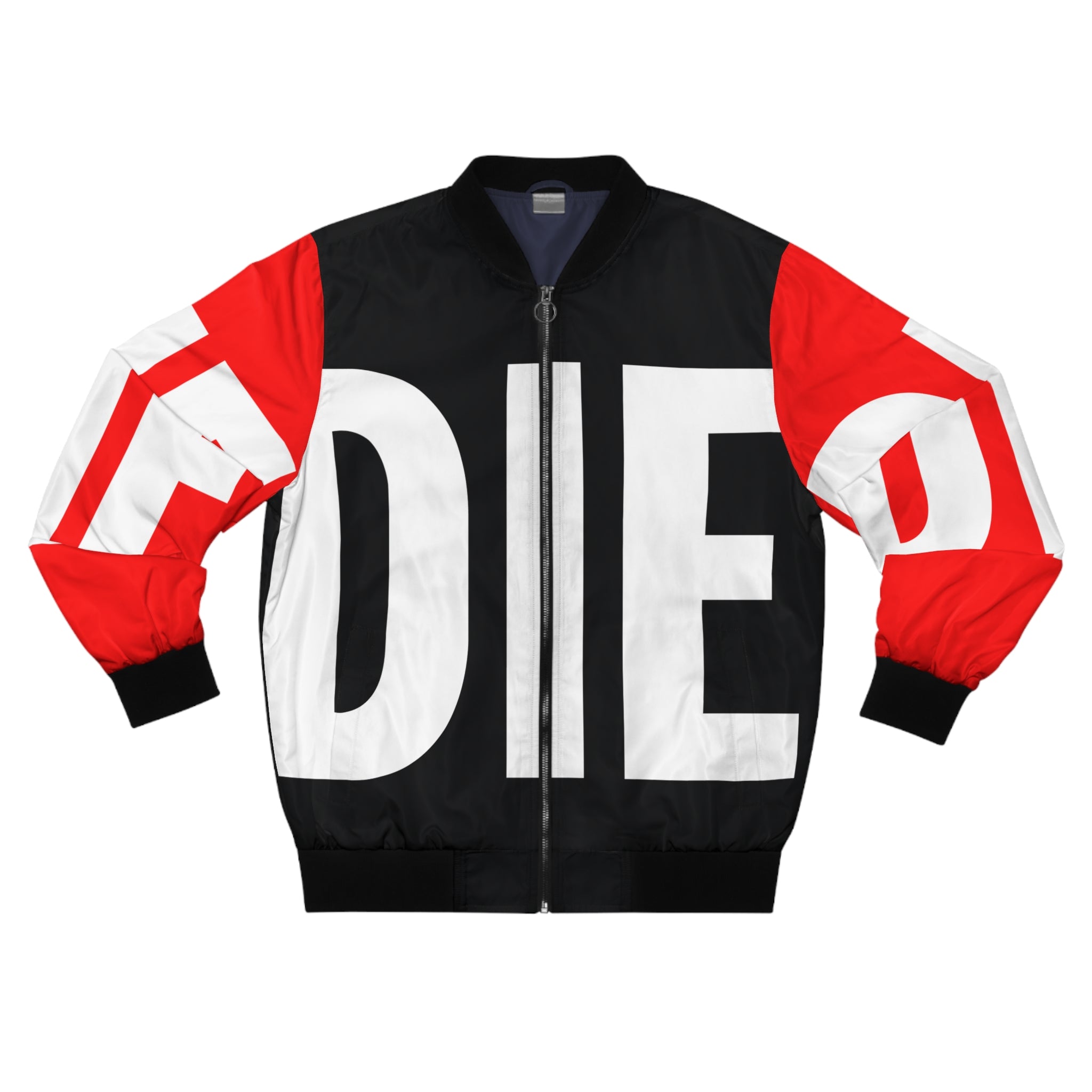 DIE | BOLD BOMBER | WHT/BLK/RED | Bomber Jacket
