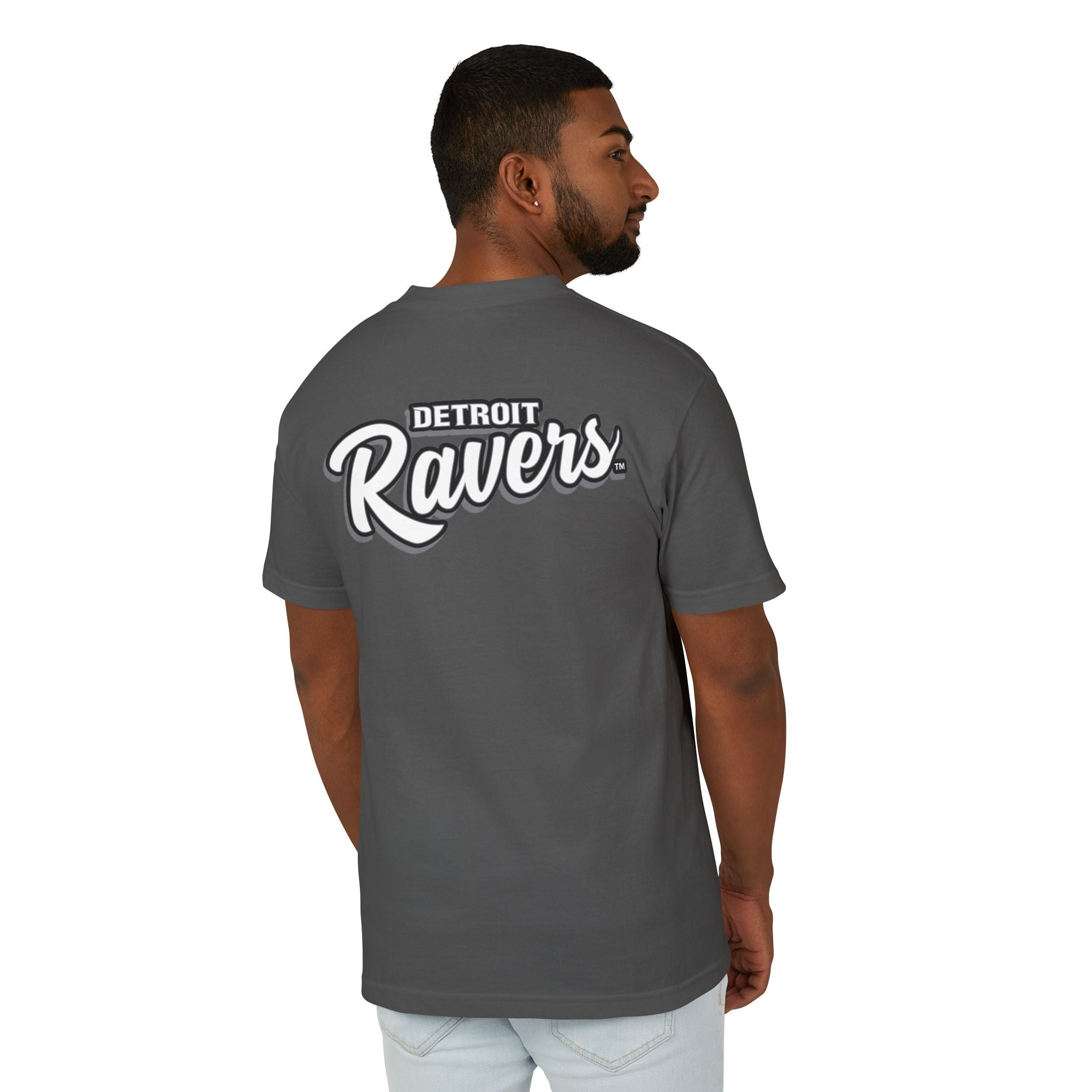DETROIT RAVERS | BIG D | FADED HEAVYWEIGHT (206gsm) T-SHIRT