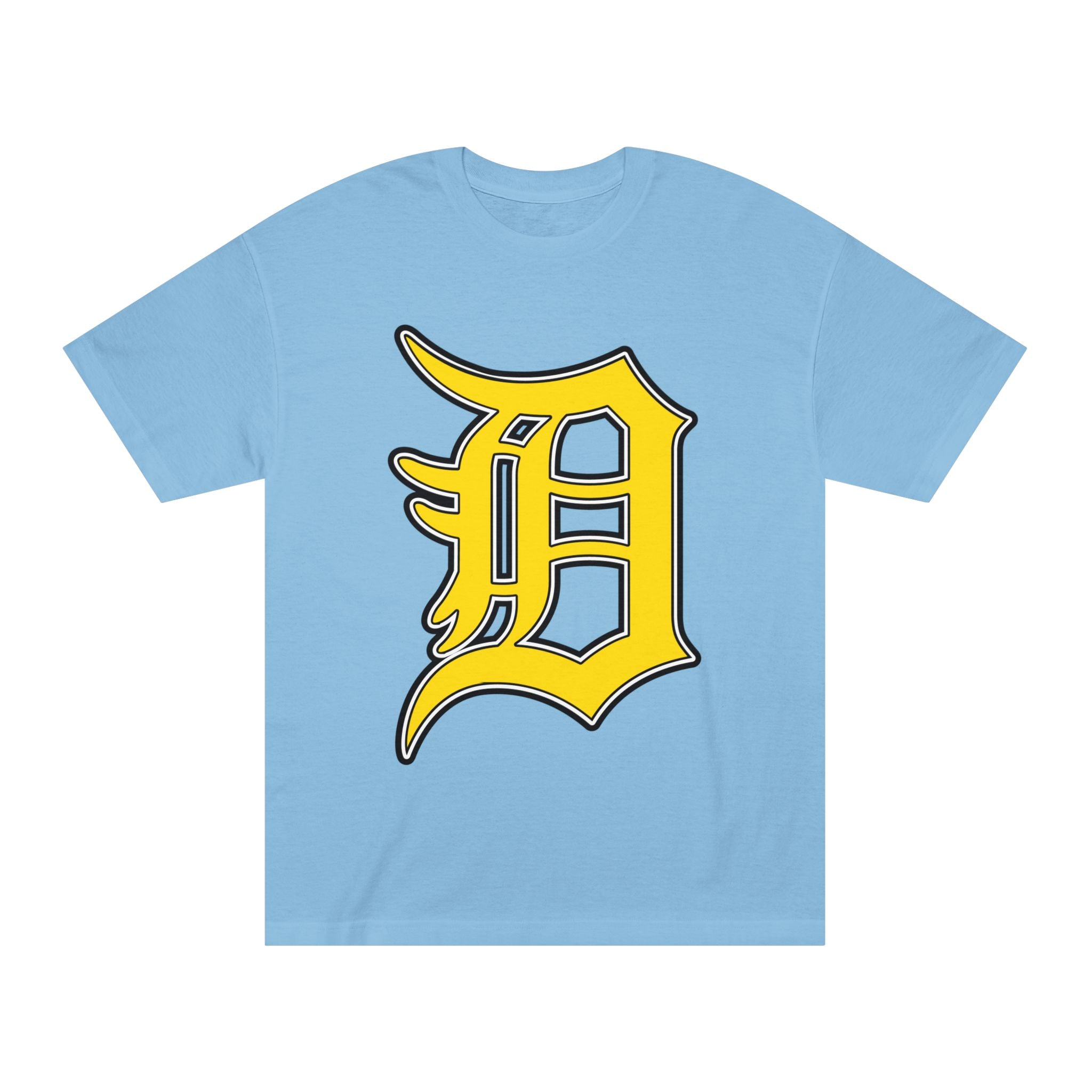 DETROIT RAVERS | BIG GOLD D | MEDIUM WEIGHT (206GSM) T-SHIRT