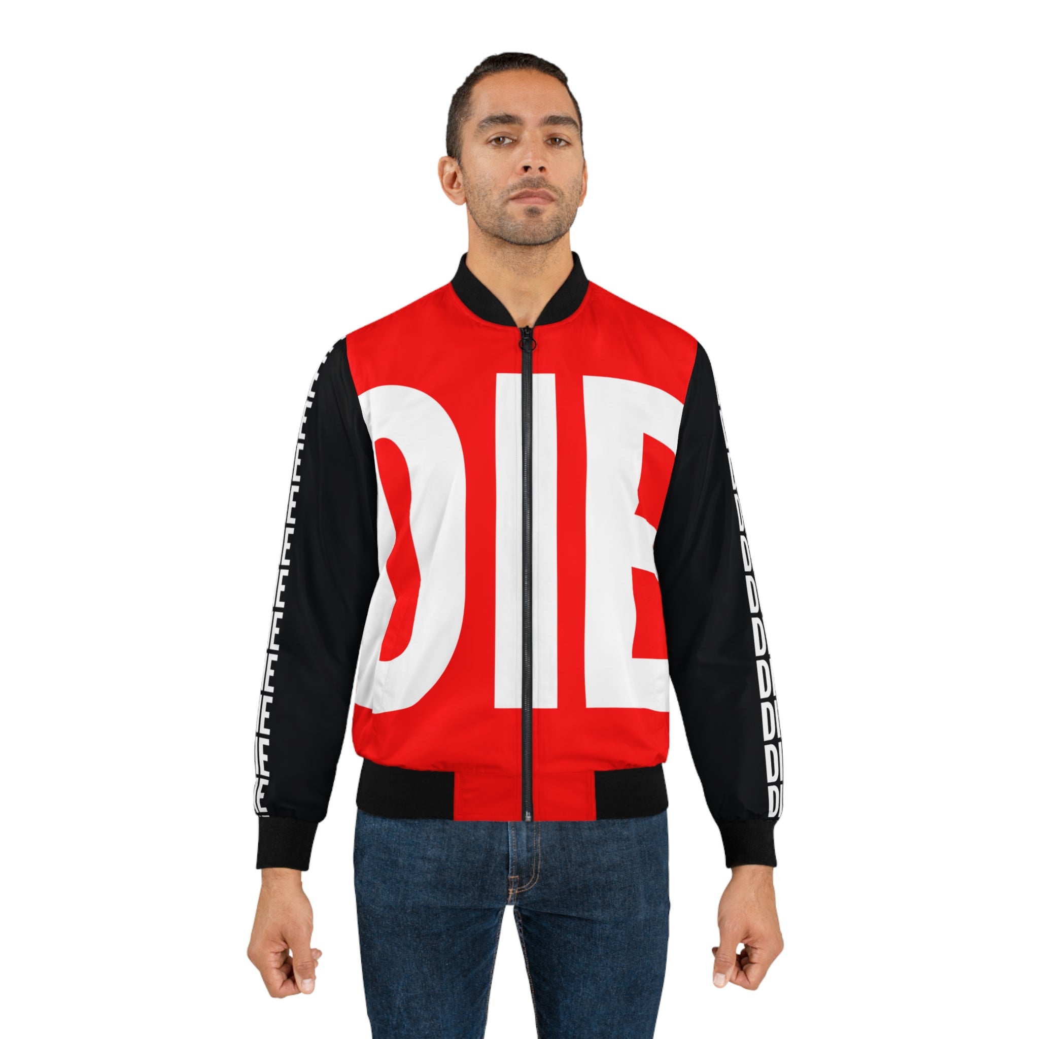 DIE | BOLD BOMBER | WHT/RED/BLK | Bomber Jacket