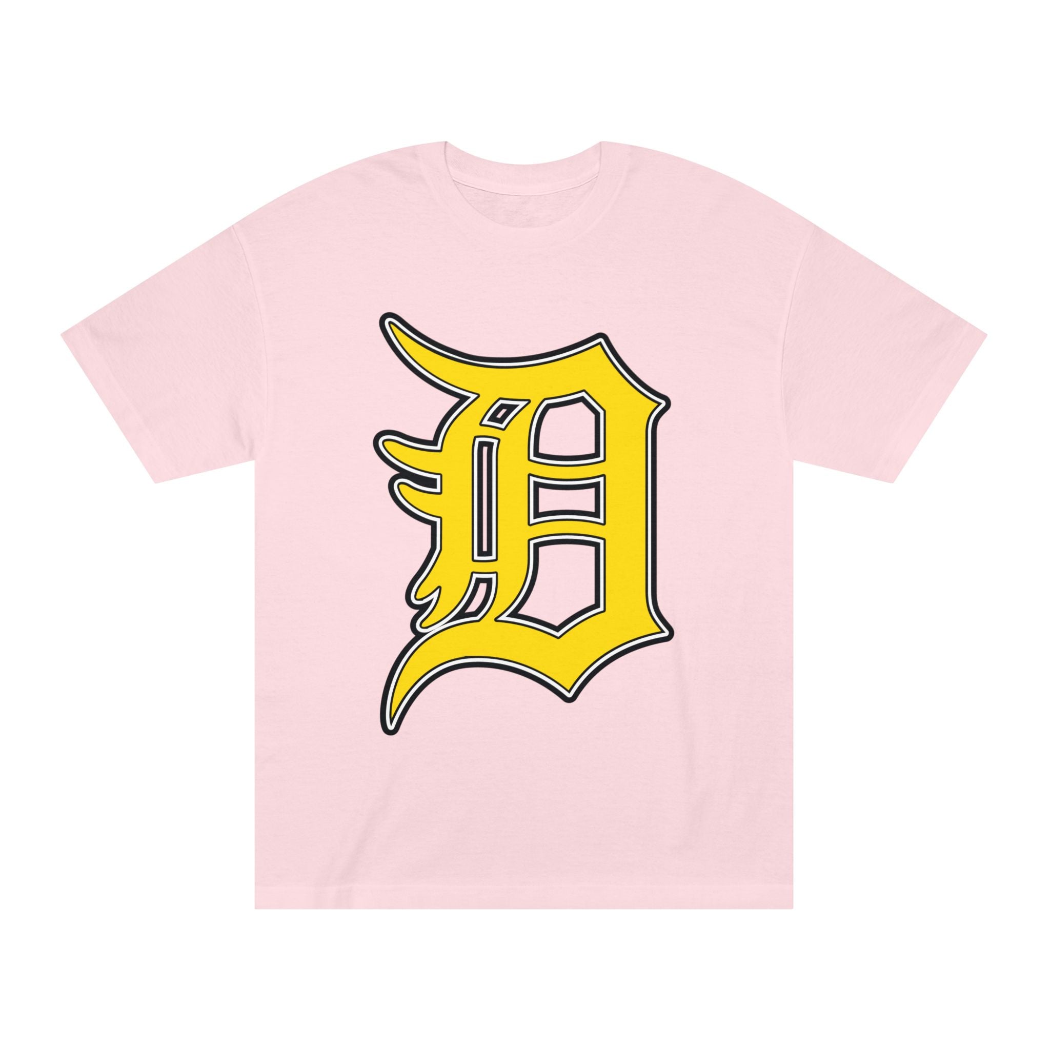DETROIT RAVERS | BIG GOLD D | MEDIUM WEIGHT (206GSM) T-SHIRT