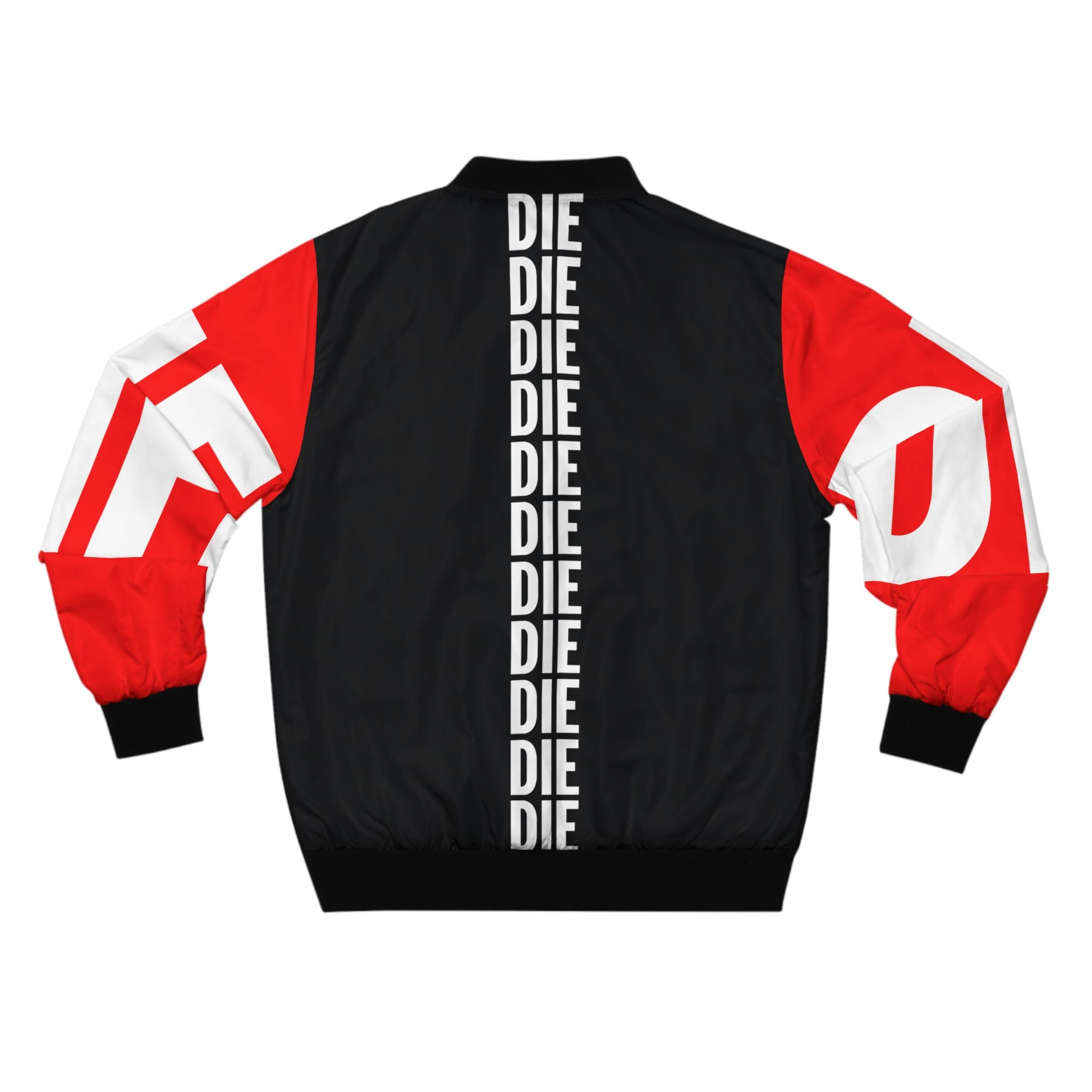 DIE | BOLD BOMBER | WHT/BLK/RED | Bomber Jacket