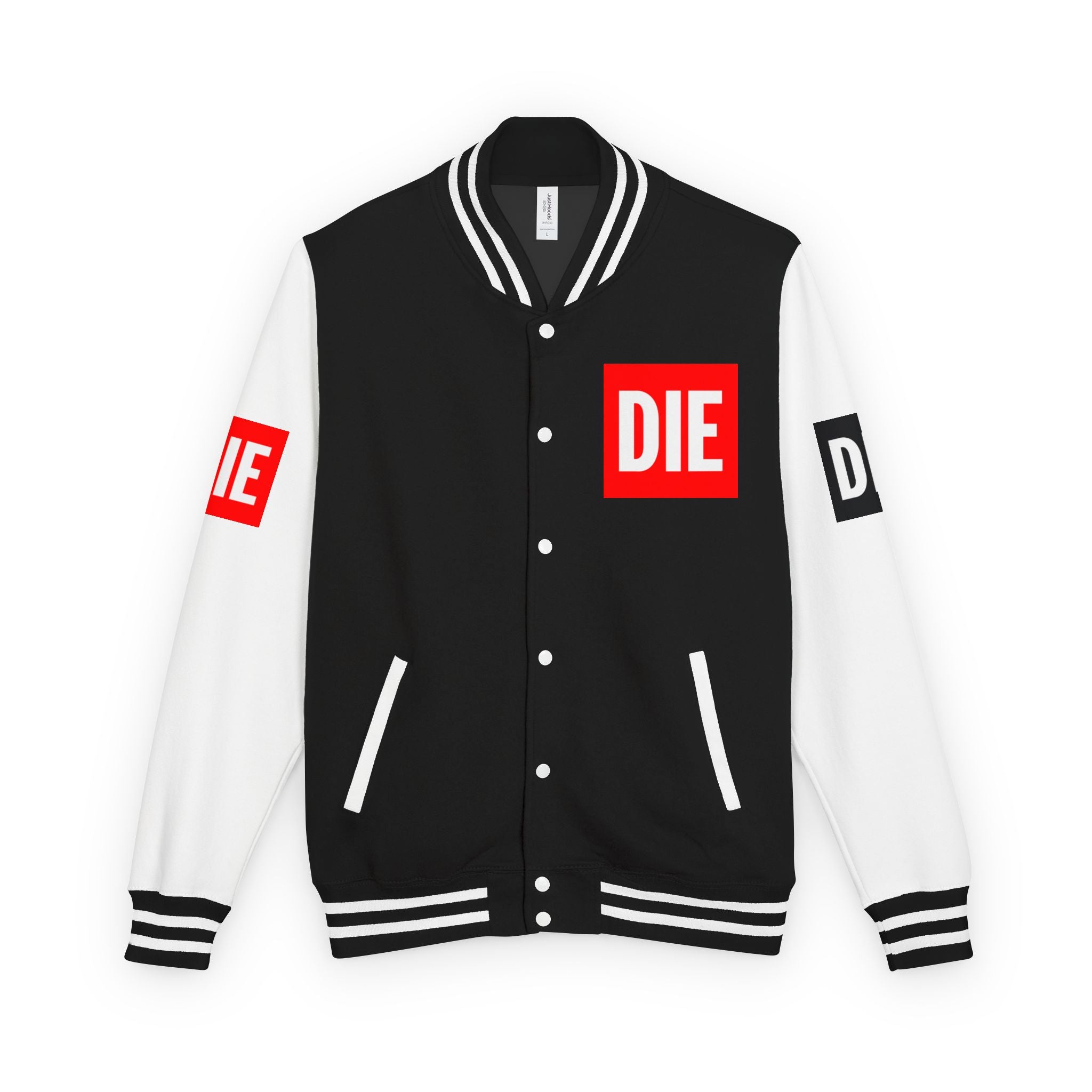 DIE | Hard Varsity 2026 | Graphic Varsity Jacket