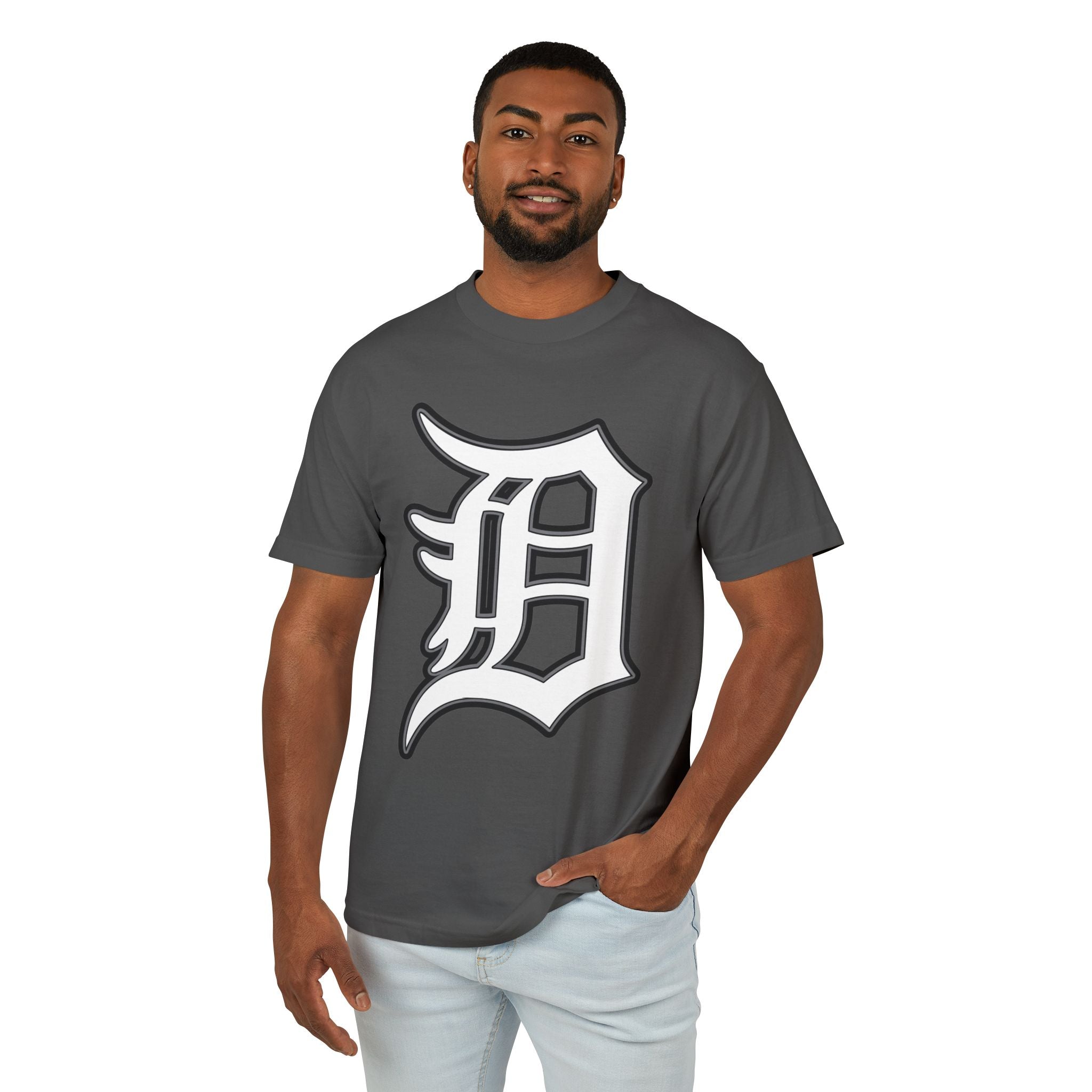 DETROIT RAVERS | BIG D | FADED HEAVYWEIGHT (206gsm) T-SHIRT