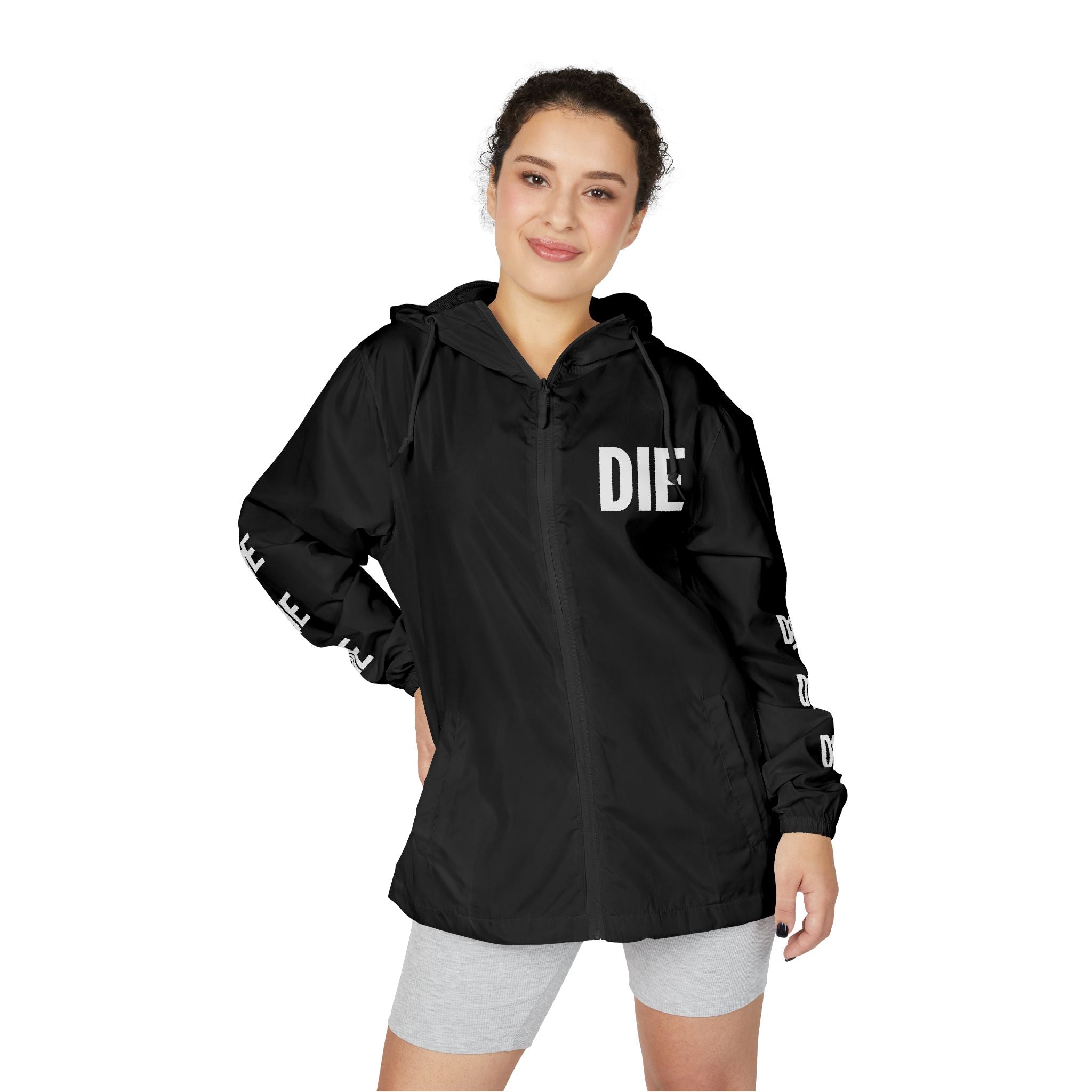 DIE | BLACK WINDY | FULL ZIP WINBREAKER