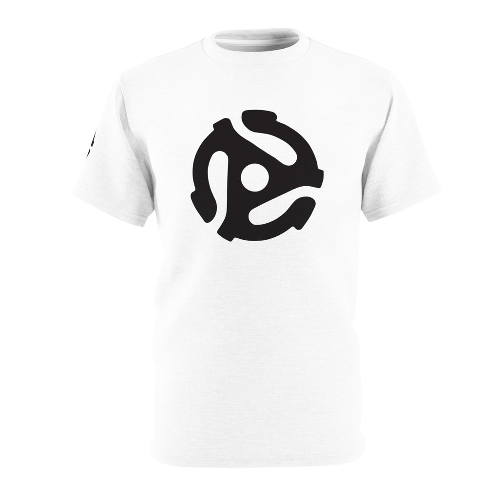 45 | Adapter Tee | Black on White T‑Shirt