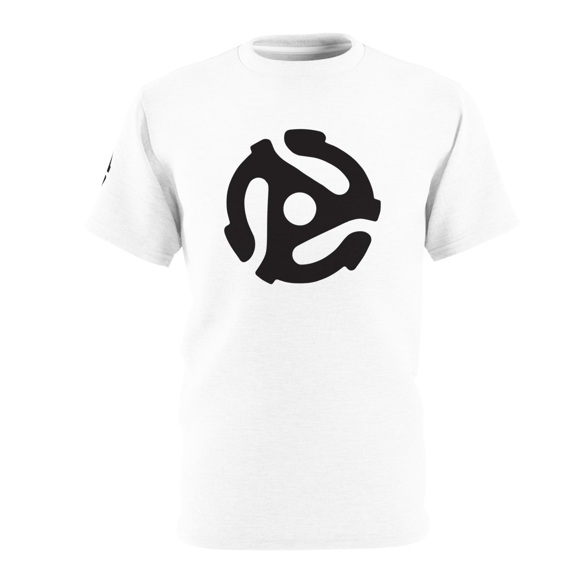 45 | Adapter Tee | Black on White T‑Shirt