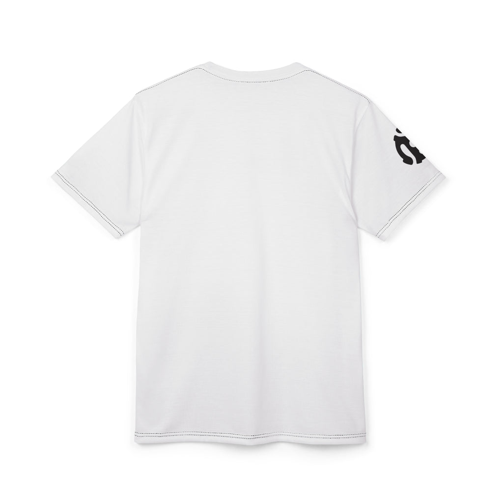 45 | Adapter Tee | Black on White T‑Shirt