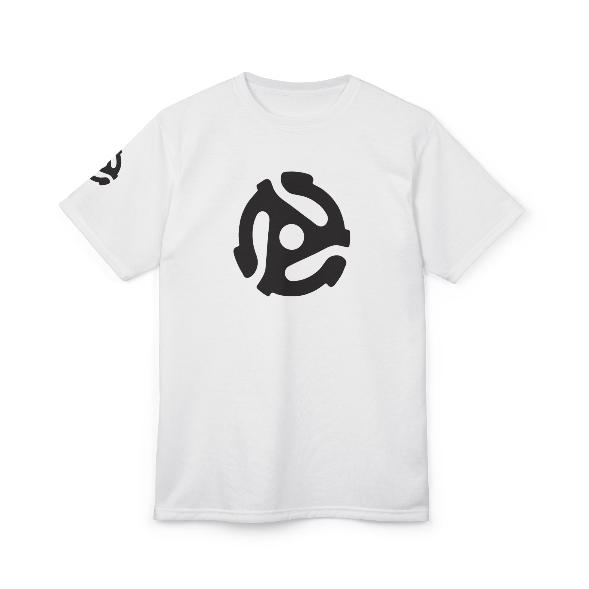 45 | Adapter Tee | Black on White T‑Shirt