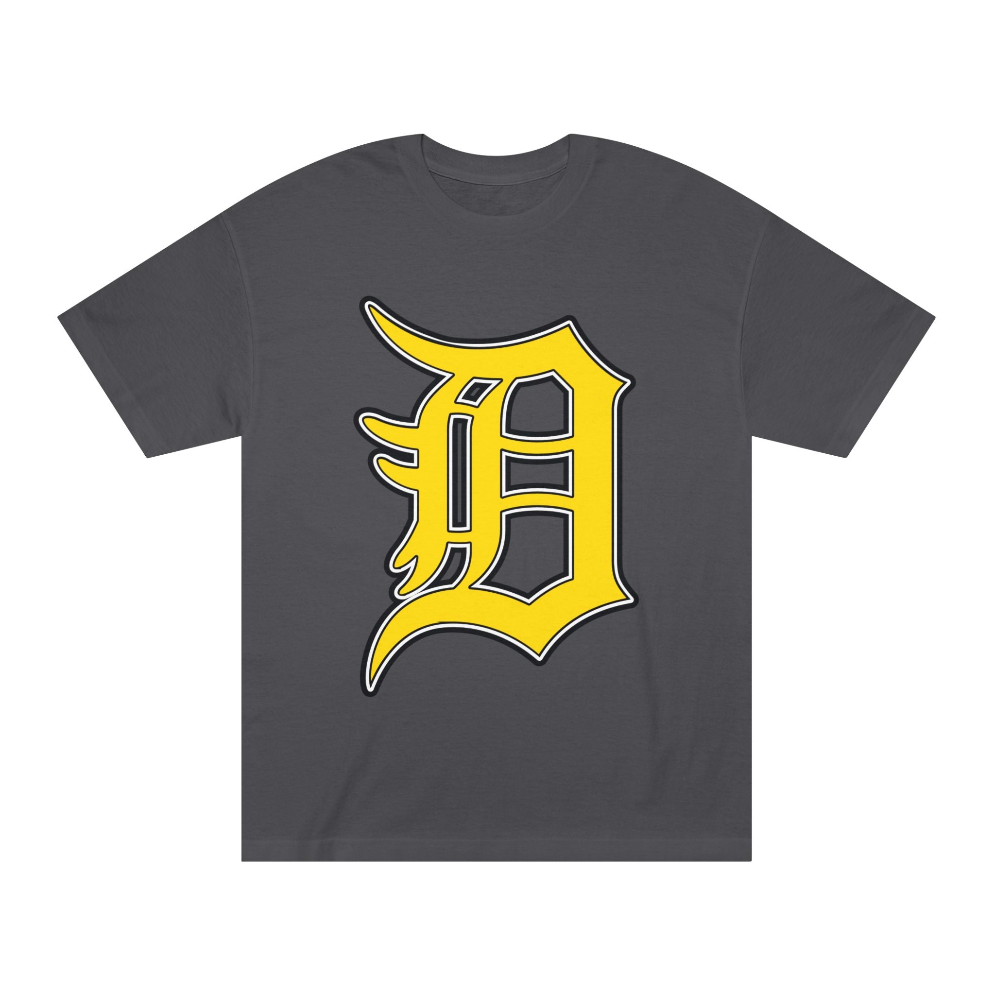 DETROIT RAVERS | BIG GOLD D | MEDIUM WEIGHT (206GSM) T-SHIRT