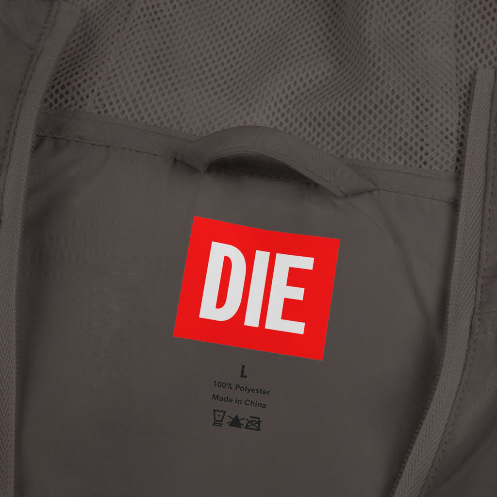 DIE | BLACK WINDY | FULL ZIP WINBREAKER