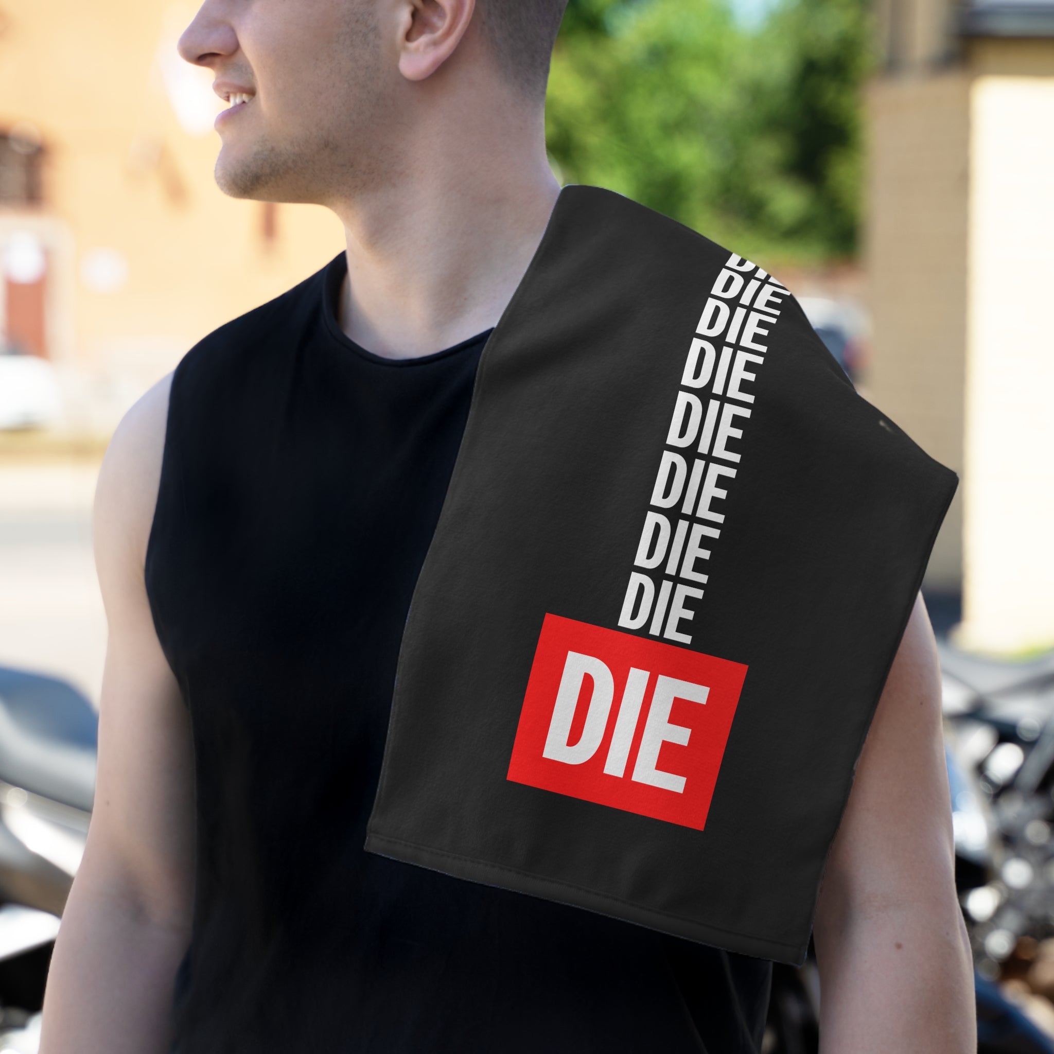 DIE | Rally Towel | 11" x 18"
