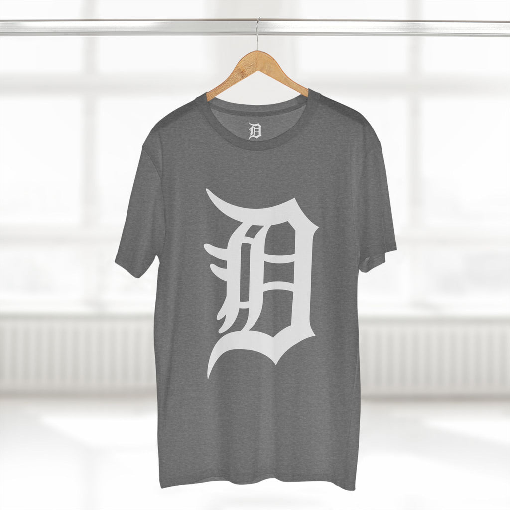 DETROIT RAVERS | BIG WHITE D | MED WEIGHT (180GSM) T-SHIRT