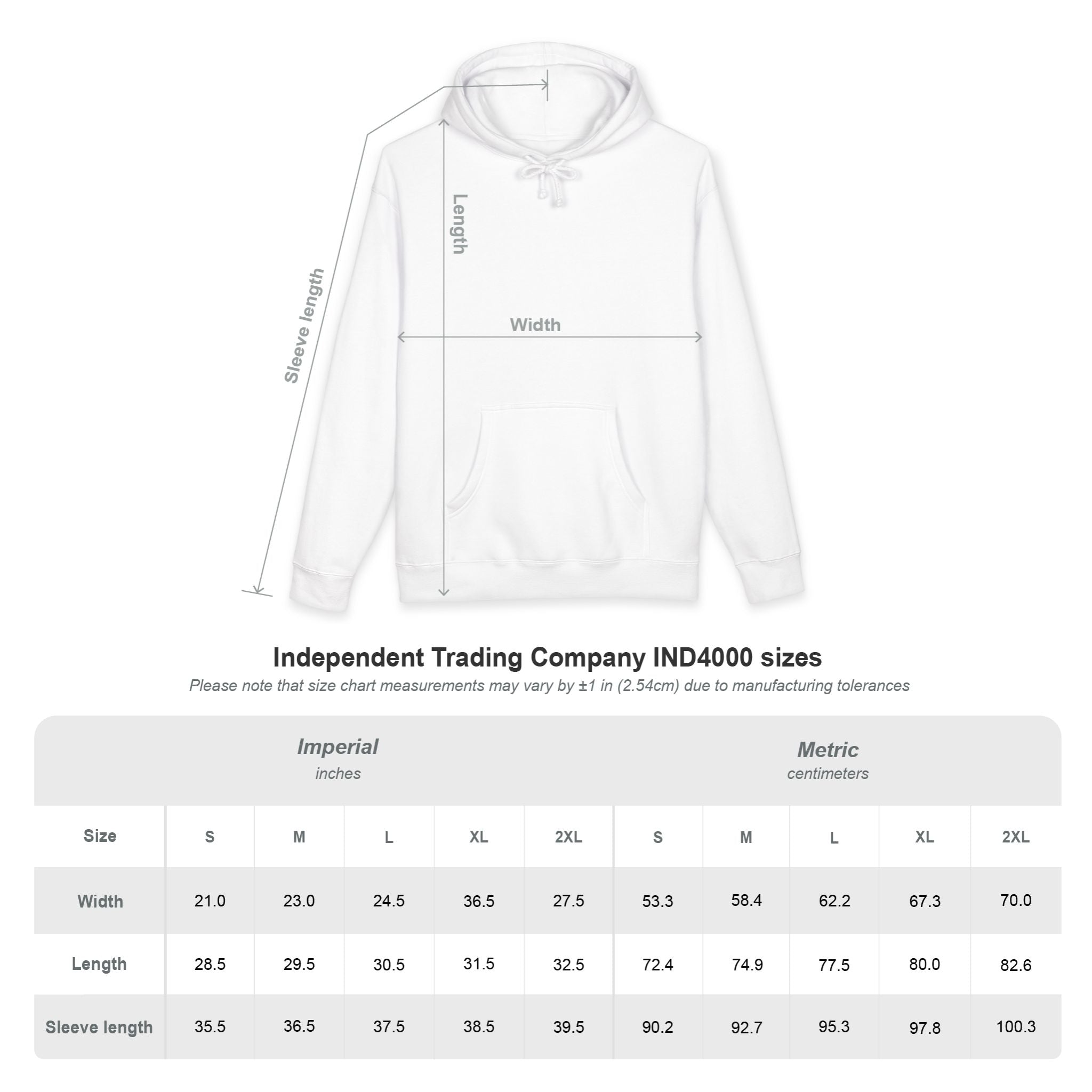 SYROUS | Medium Head | W/B-B/W | Hoodie