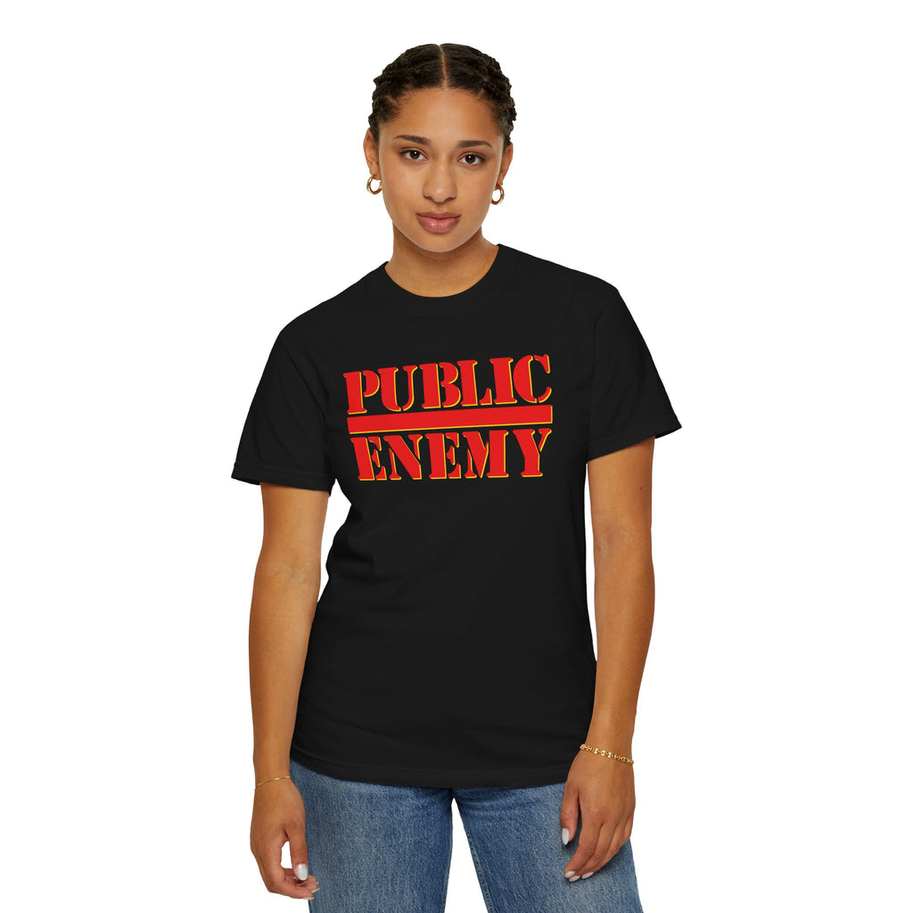 PE | "Don't Believe The Hype” | Red on Black | T-Shirt