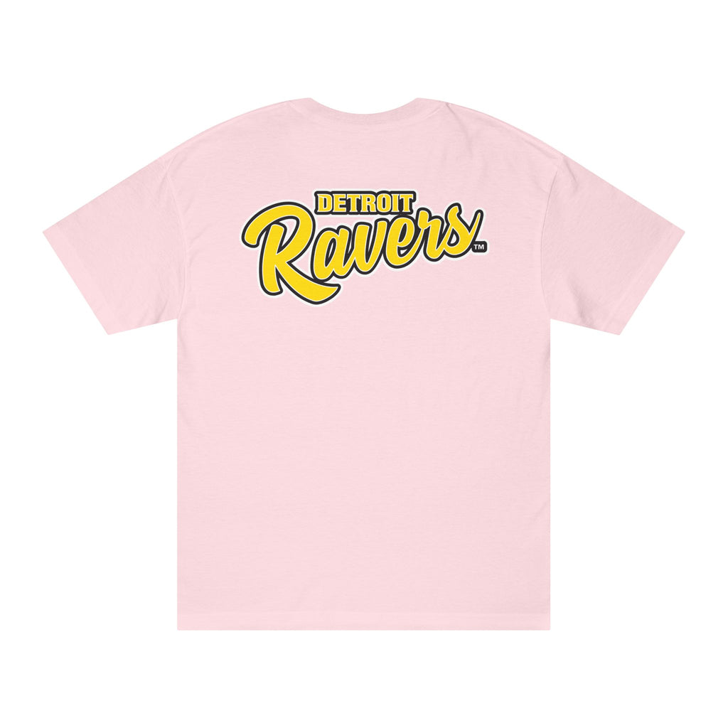 DETROIT RAVERS | BIG GOLD D | MEDIUM WEIGHT (206GSM) T-SHIRT