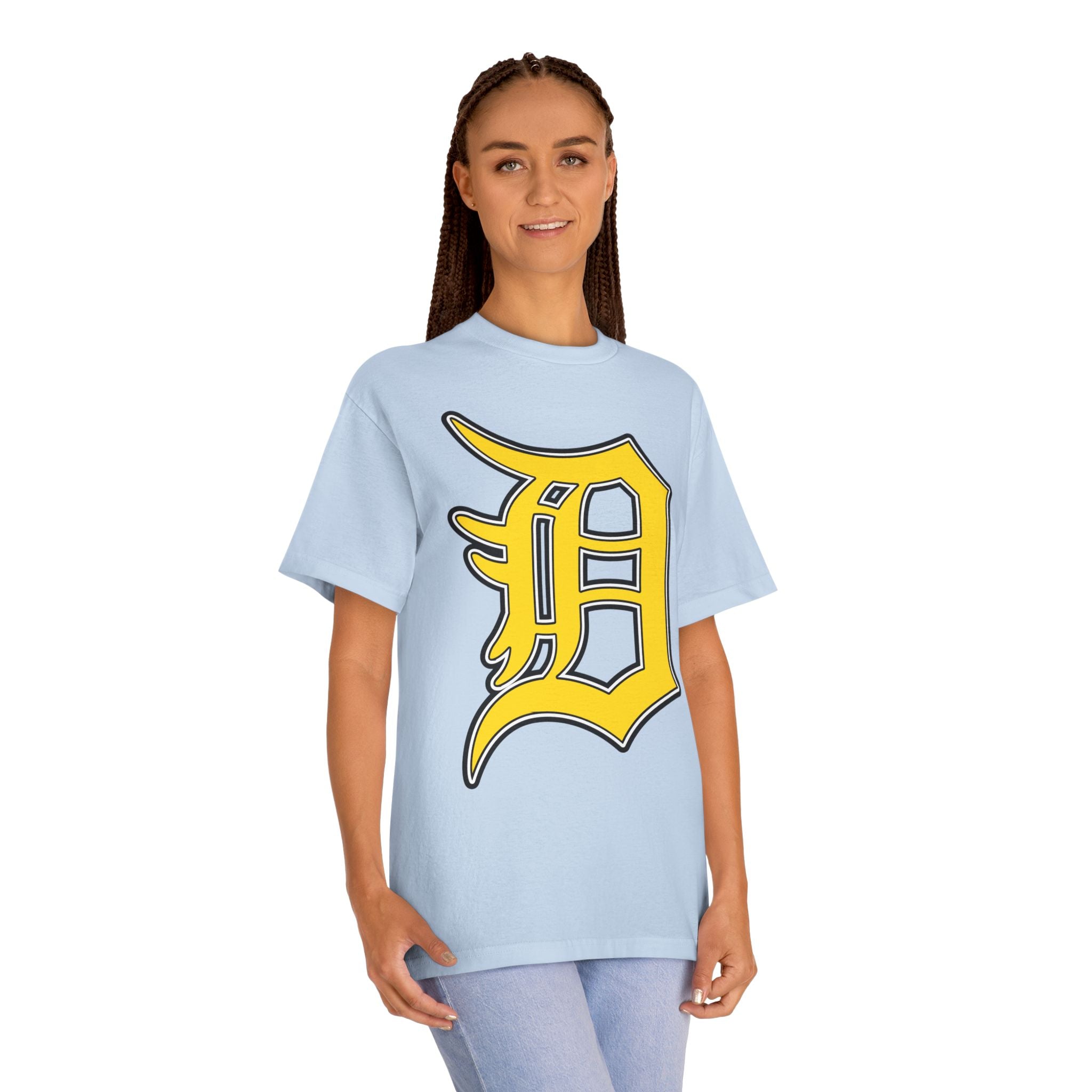 DETROIT RAVERS | BIG GOLD D | MEDIUM WEIGHT (206GSM) T-SHIRT