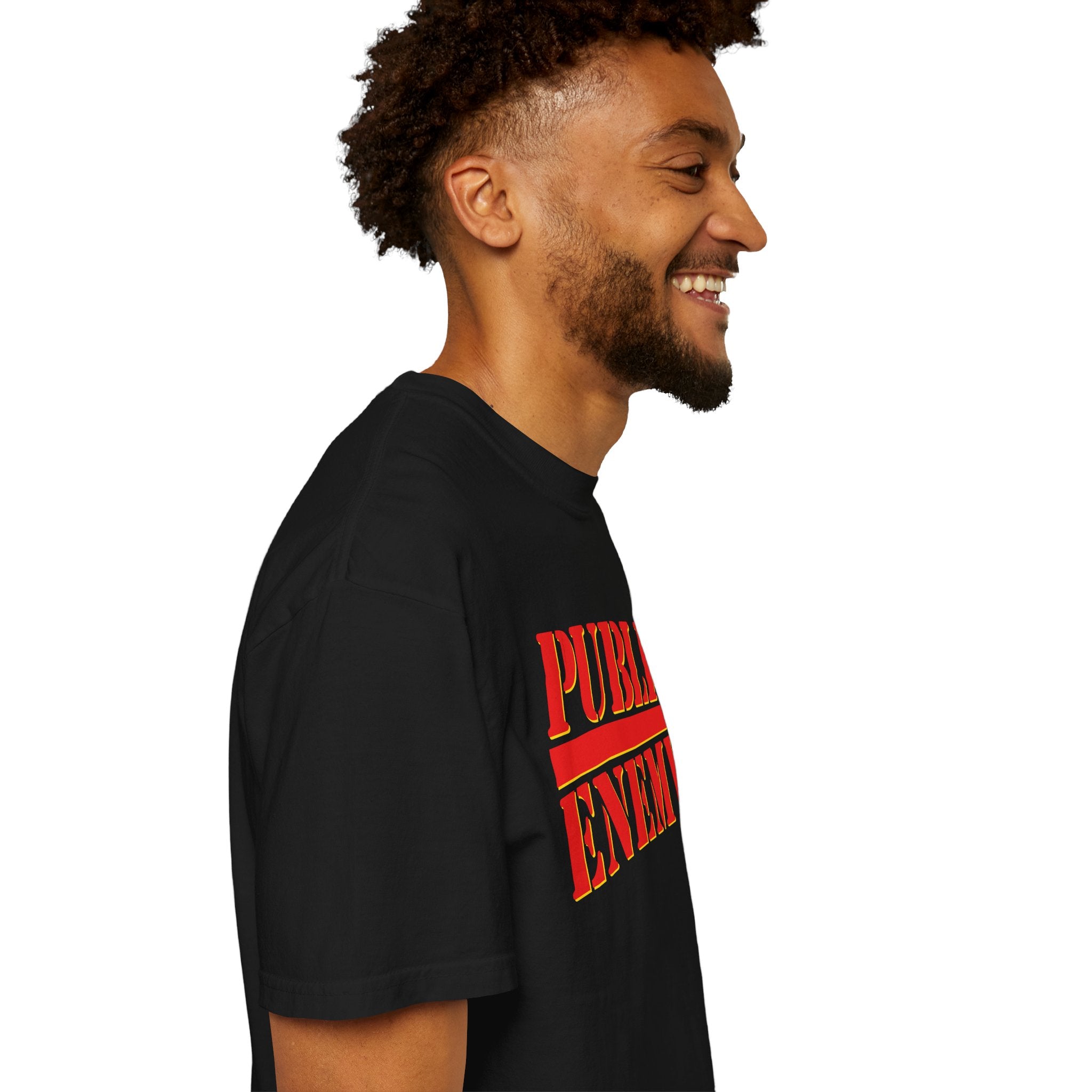 PE | "Don't Believe The Hype” | Red on Black | T-Shirt