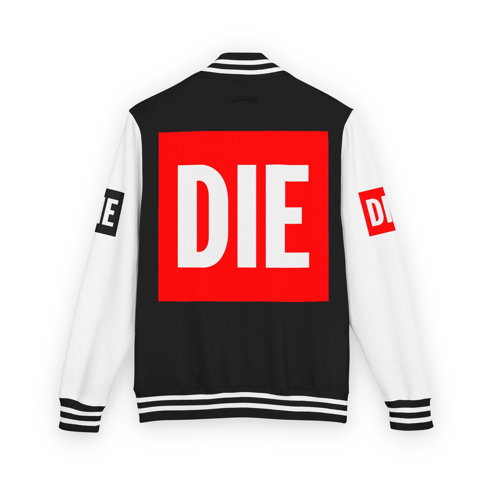 DIE | Hard Varsity 2026 | Graphic Varsity Jacket