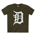 DETROIT RAVERS | BIG WHITE D | MED WEIGHT (180GSM) T-SHIRT