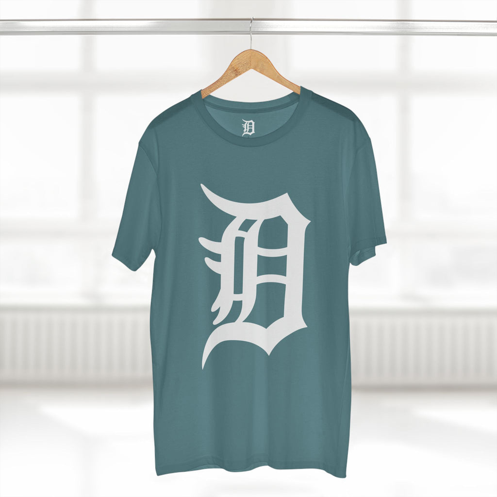 DETROIT RAVERS | BIG WHITE D | MED WEIGHT (180GSM) T-SHIRT