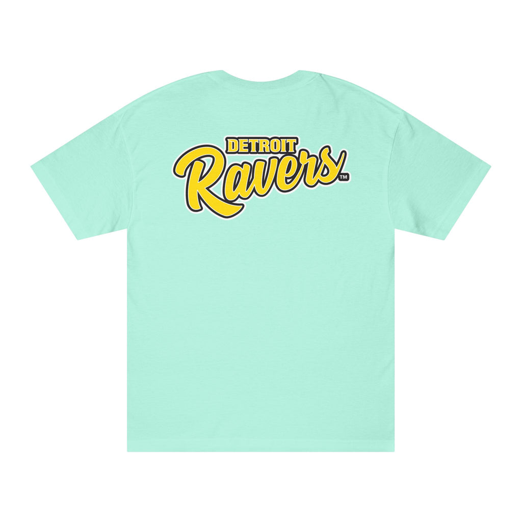 DETROIT RAVERS | BIG GOLD D | MEDIUM WEIGHT (206GSM) T-SHIRT