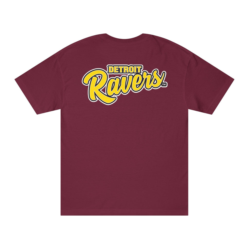 DETROIT RAVERS | BIG GOLD D | MEDIUM WEIGHT (206GSM) T-SHIRT