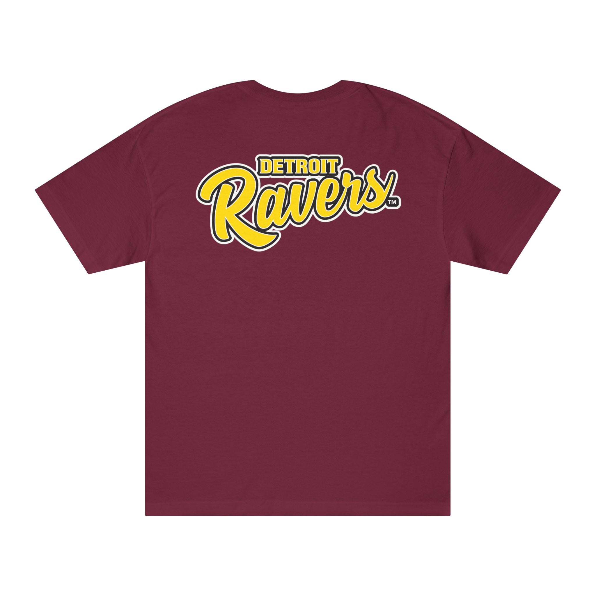 DETROIT RAVERS | BIG GOLD D | MEDIUM WEIGHT (206GSM) T-SHIRT