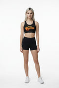 DETROIT RAVERS | ORANGE 3-D | COMPRESSION SPORTS BRA
