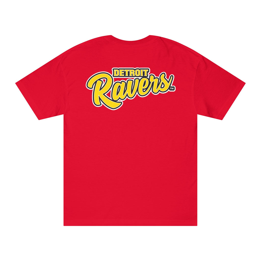 DETROIT RAVERS | BIG GOLD D | MEDIUM WEIGHT (206GSM) T-SHIRT