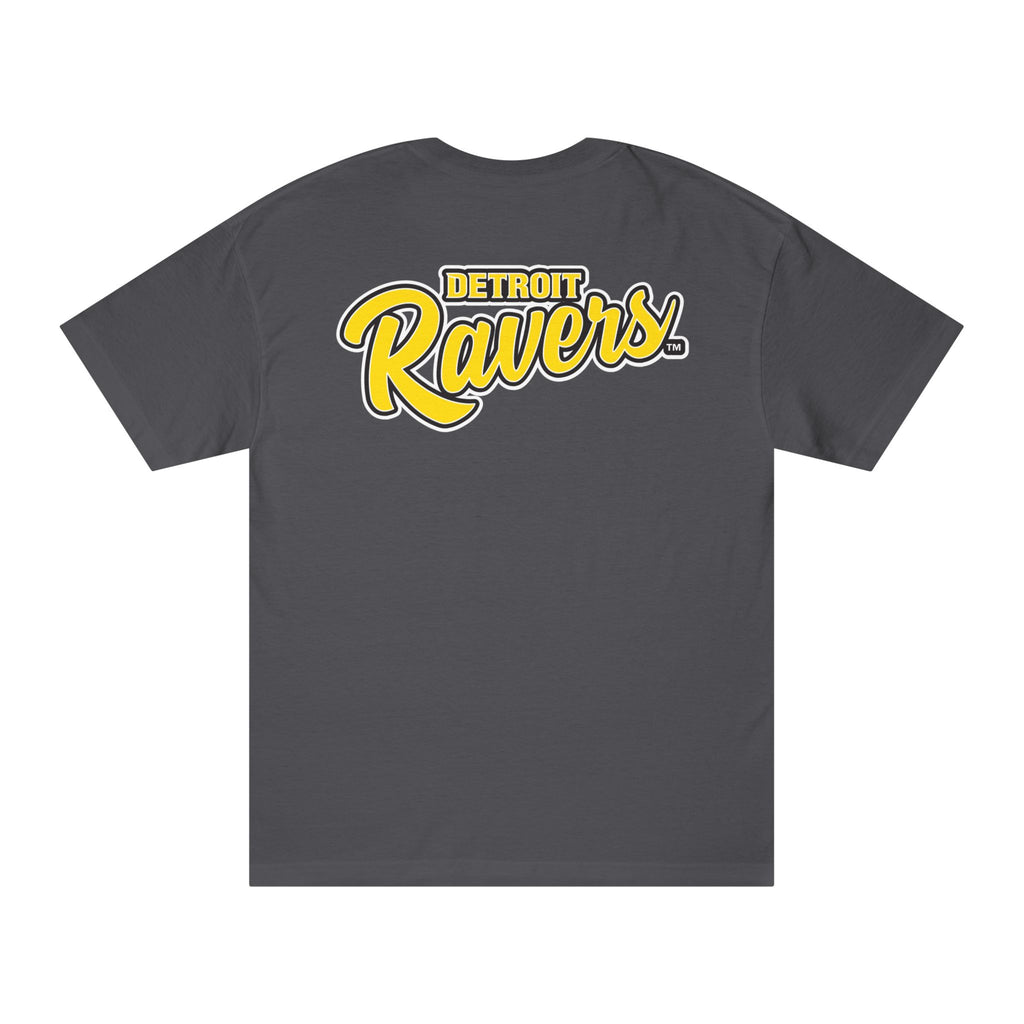 DETROIT RAVERS | BIG GOLD D | MEDIUM WEIGHT (206GSM) T-SHIRT