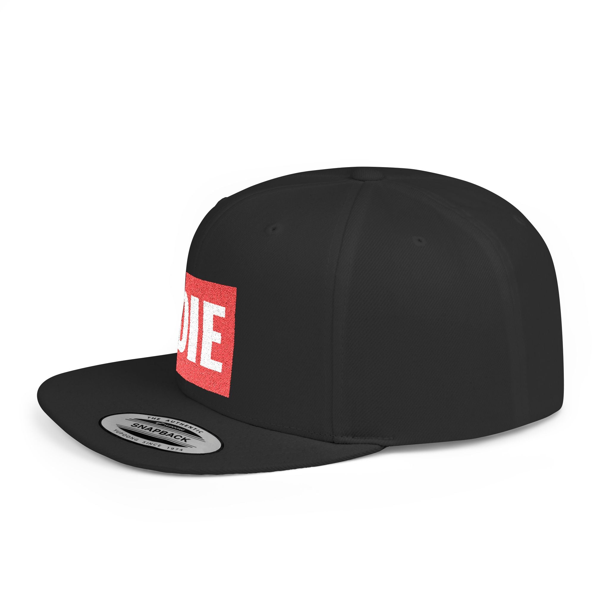 DIE | RED SQ. MED CROWN | SNAPBACK HAT (YUPONG 6089M)