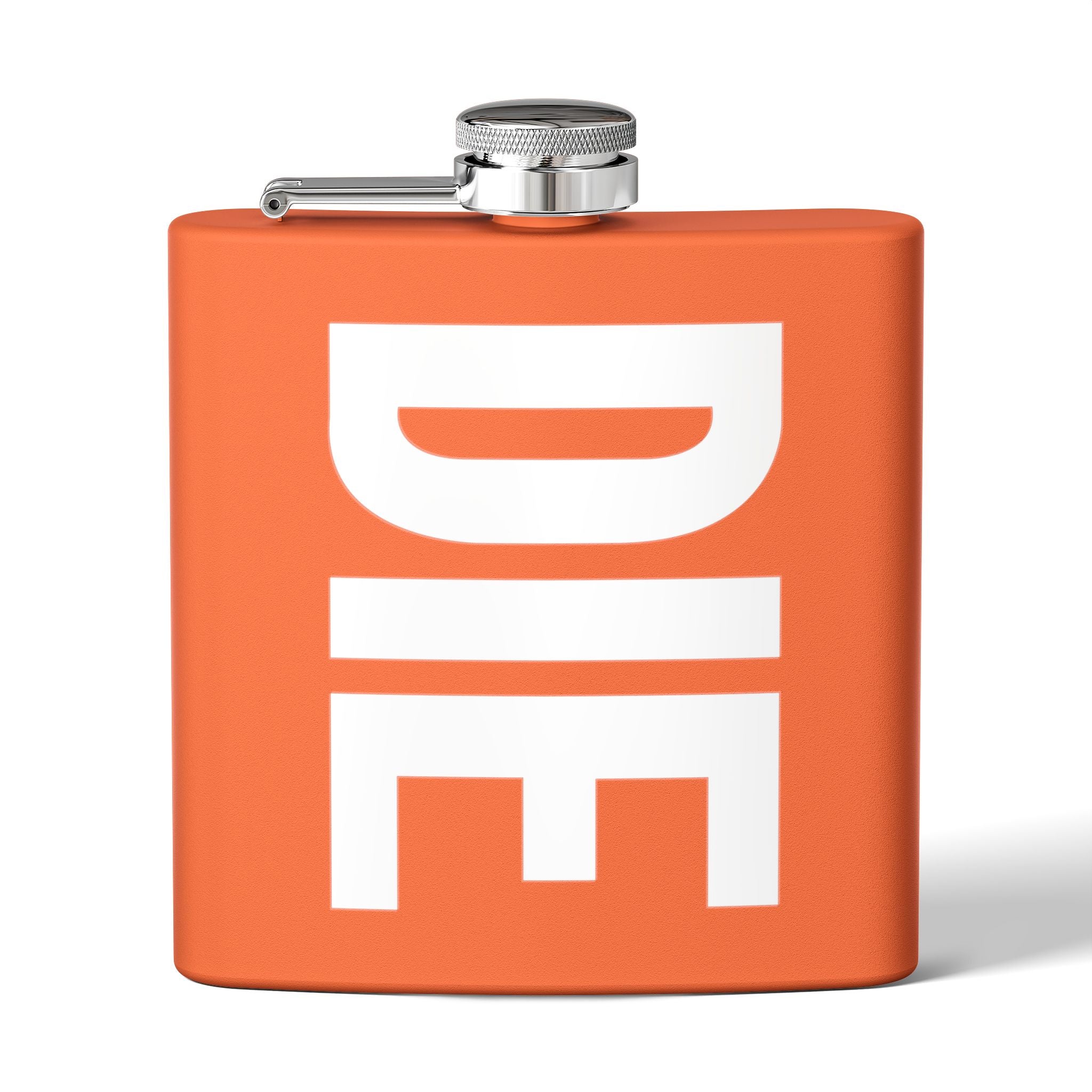 DIE | ONLY 6OZ. | STAINLESS STEEL FLASK