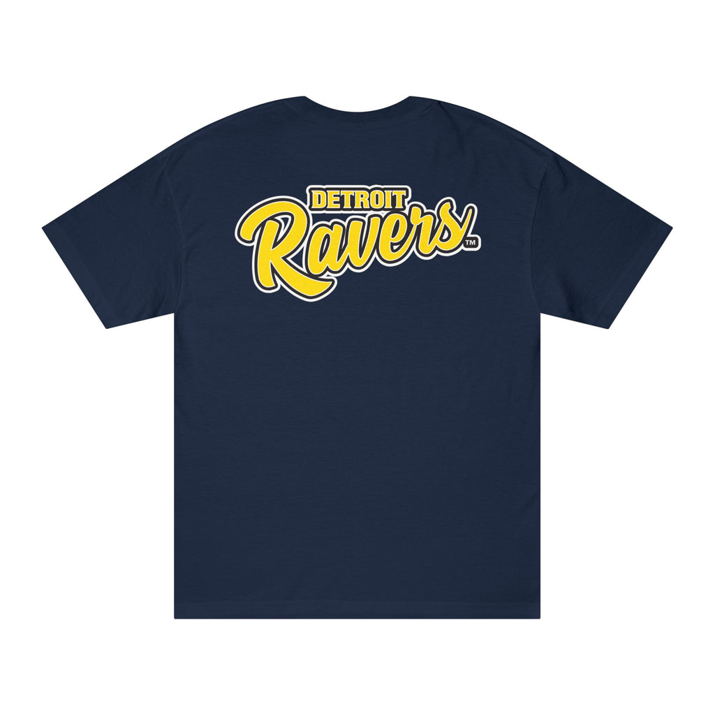 DETROIT RAVERS | BIG GOLD D | MEDIUM WEIGHT (206GSM) T-SHIRT