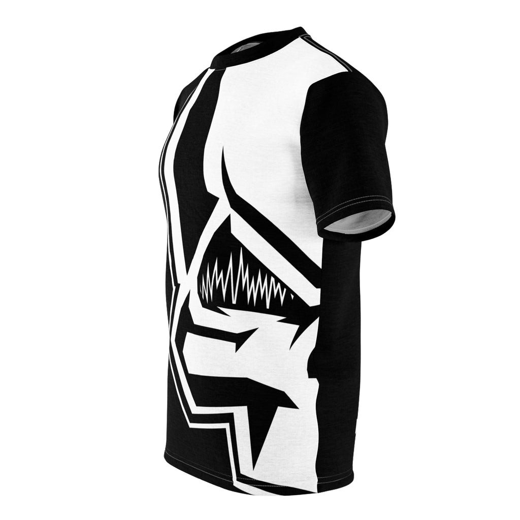 SYROUS | Big Head | Wht/Blk | (AOP) Unisex T-Shirt