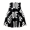 DIE | WHT/BLK | (AOP) SKATER SKIRT