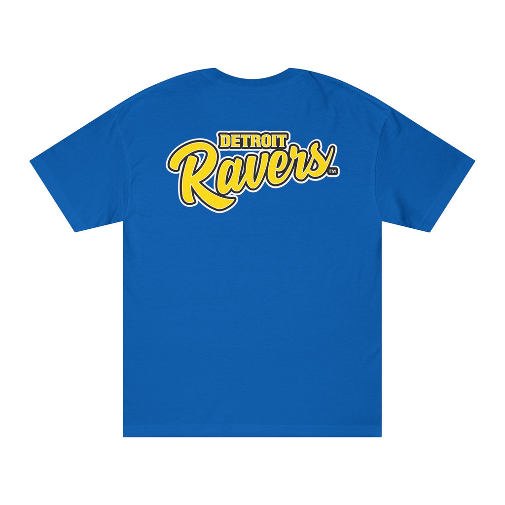 DETROIT RAVERS | BIG GOLD D | MEDIUM WEIGHT (206GSM) T-SHIRT