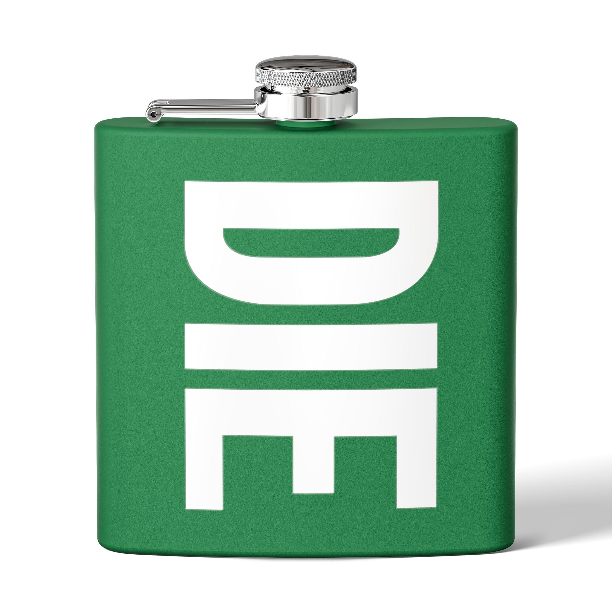 DIE | ONLY 6OZ. | STAINLESS STEEL FLASK