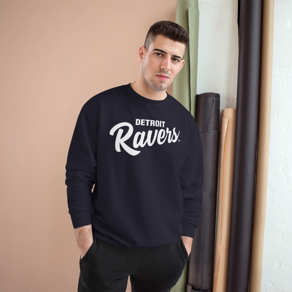 DETROIT RAVERS | SMALL D | CREWNECK SWEATER (CHAMPION)