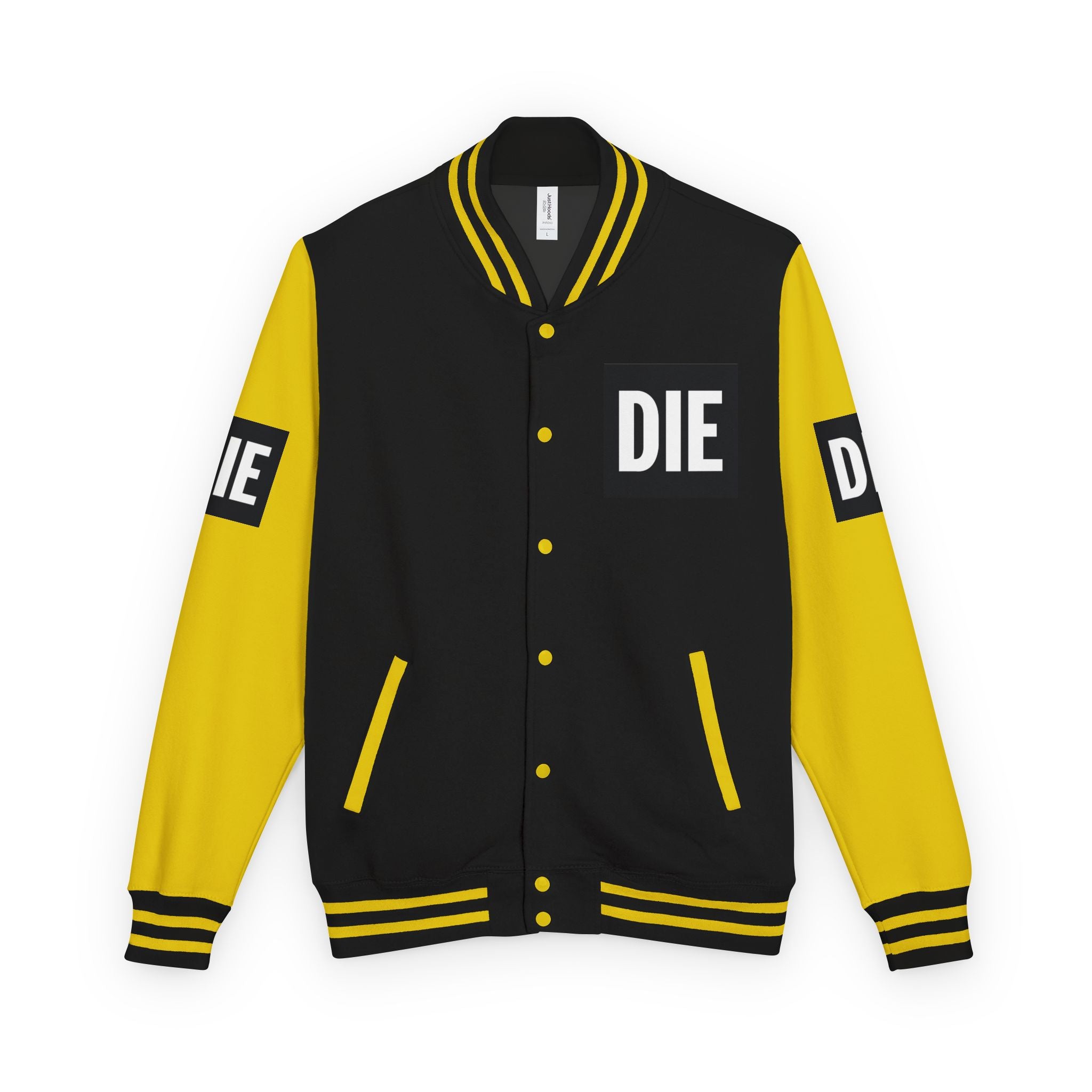 DIE | Hard Varsity 2026 | Graphic Varsity Jacket