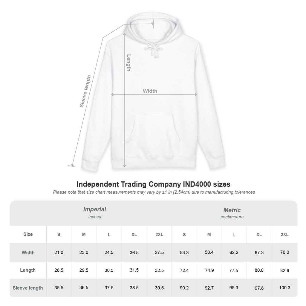 SYROUS | Medium Head | W/B-B/W | Hoodie