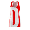 DIE | WHT/RED | RACERBACK DRESS