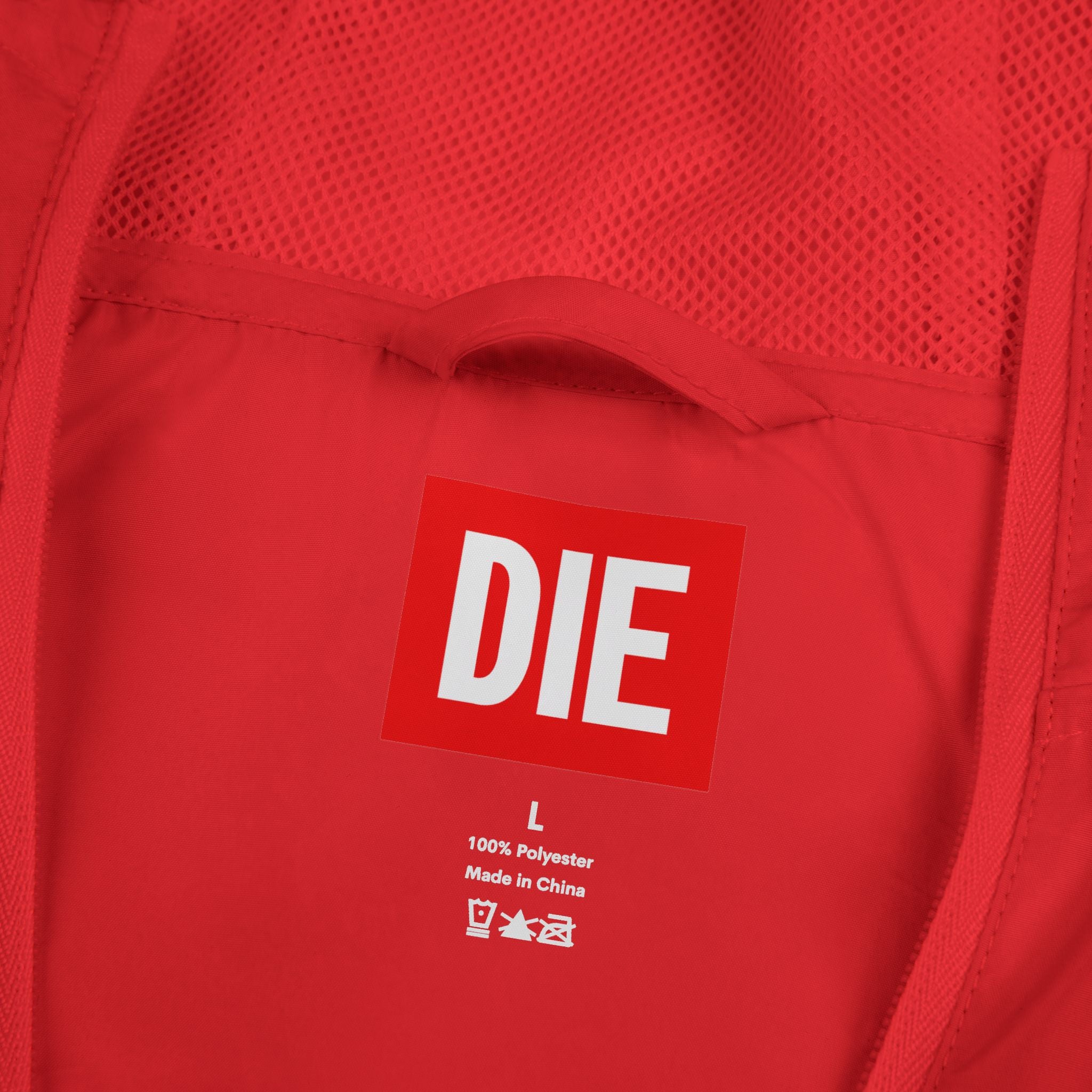 DIE | BLACK WINDY | FULL ZIP WINBREAKER